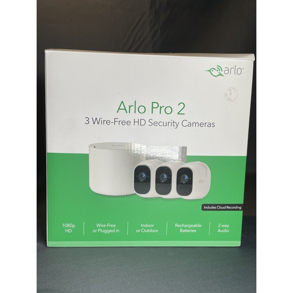 Arlo Pro 2 Security Camera Bundle ONLY 1 CAMERA Wire-Free HD  and Base